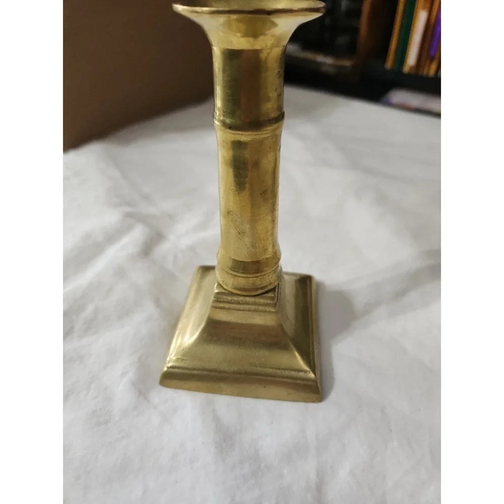 Vintage Brass Taper Candle‎ Holder 5